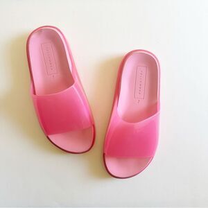 Yellowbox Hot Pink Platform Marana Jelly Slide sandals